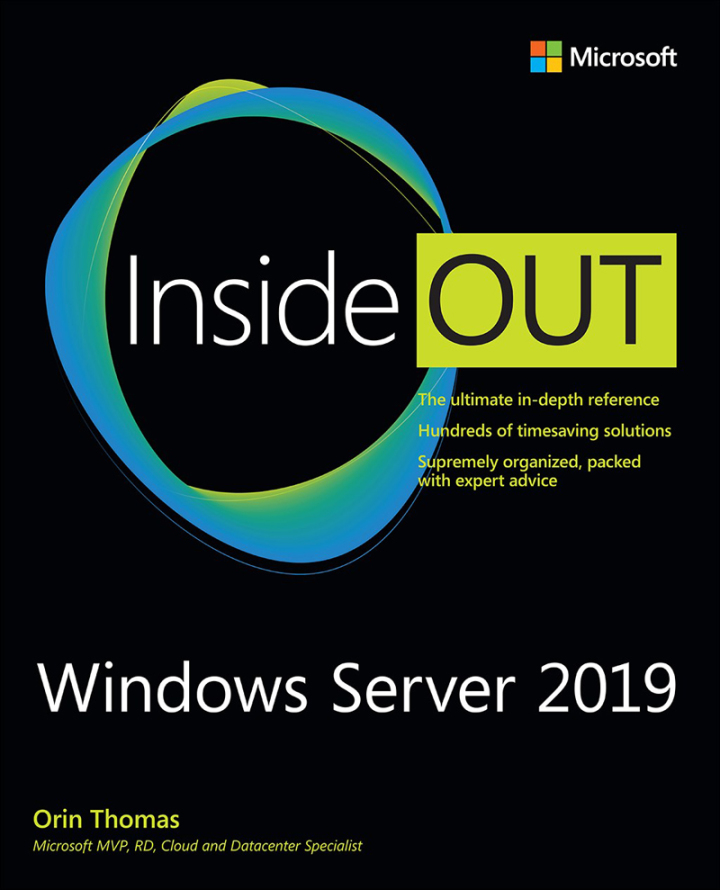Windows Server 2019 Inside Out, 1st edition