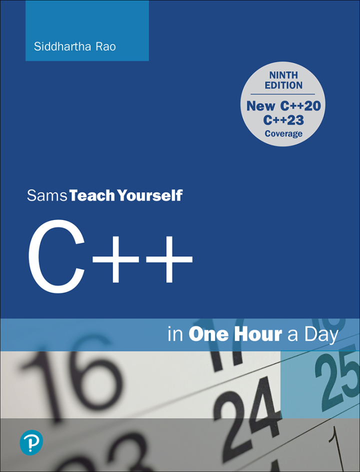 Sams Teach Yourself C++ in One Hour a Day, 9th edition