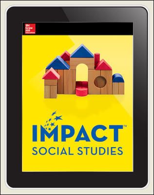 IMPACT Social Studies, Learning and Working Together, Grade K, Online Student Center, 1-year subscription