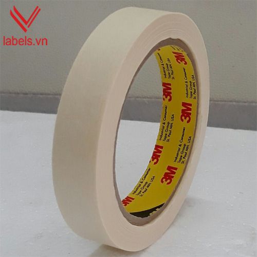 BĂNG KEO GIẤY 3M MASKING TAPE 2600 24mm 5cuộn