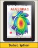 Glencoe Algebra 1 2018, eStudent Edition online, 1-year subscription