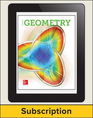 Glencoe Geometry 2018, eTeacher Edition online, 1-year subscription