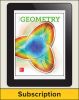 Glencoe Geometry 2018, eTeacher Edition online, 1-year subscription