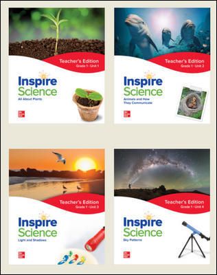 Inspire Science Grade 1, Print Teacher's Edition Bundle (Units 1-4)