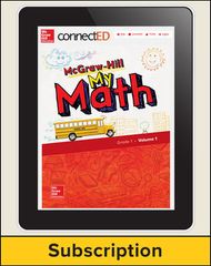 McGraw-Hill My Math, Student Center 1 Year Subscription Grade 1