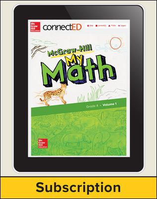 McGraw-Hill My Math, Student Center 1 Year Subscription Grade 4