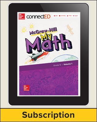 McGraw-Hill My Math, Student Center 1 Year Subscription Grade 5