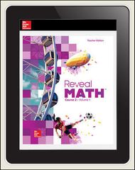 Reveal Math Course 2, Teacher Digital License, 1-year subscription