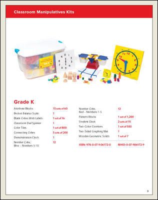 Reveal Math Manipulative Kit, Grade K