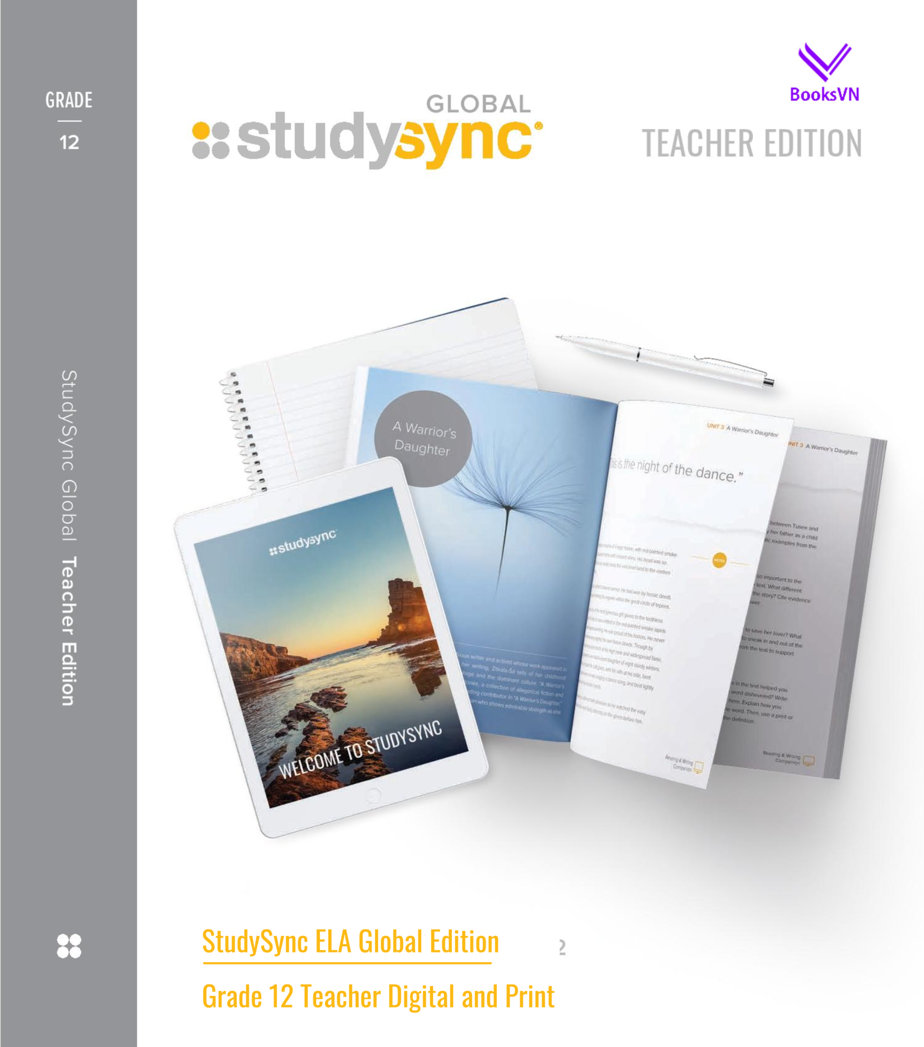 Grade 12 StudySync ELA Global Edition: 1-year Teacher Digital License and Print