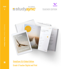 Grade 6 StudySync ELA Global Edition: 1-year Teacher Digital License and Print