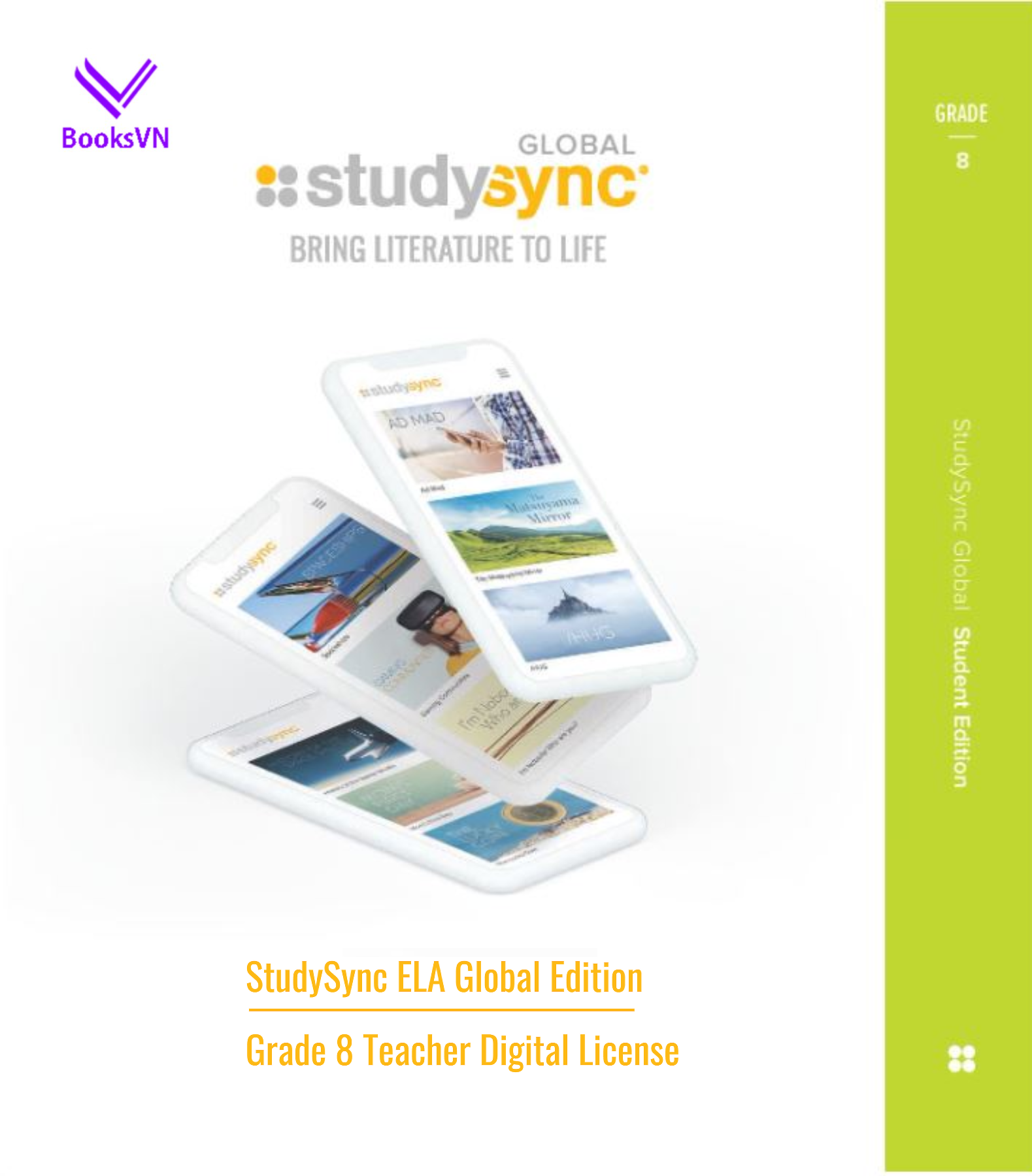 Grade 8 StudySync ELA Global Edition: 1-year Teacher Digital License