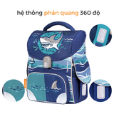 Cặp học sinh Jolly - Shark Life [Sequins]