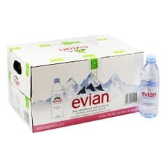 Thùng Nước Khoáng Evian 500ml