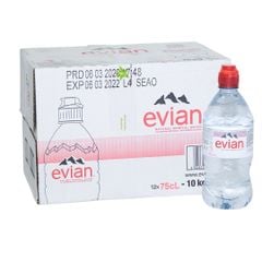 Thùng Nước Khoáng Evian 750ml