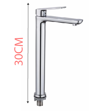 Vòi Lavabo Lạnh 30cm inox CB055-6 FAHKLER