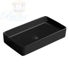 LAVABO TÔ SỨ mầu đen  BRODA  8407-1