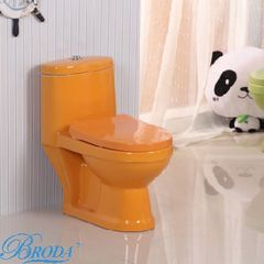 Bồn cầu Trẻ em Mầu Cam