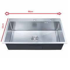 Chậu Rửa Chén 1 Ngăn Lớn KT 90x50cm BRODA