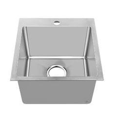 Chậu chén 1 ngăn Inox 304 thường BRODA NV-6045D