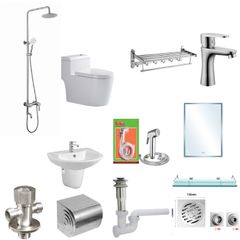 ComBO Thiết Bị Vệ Sinh 12 Món BRODA