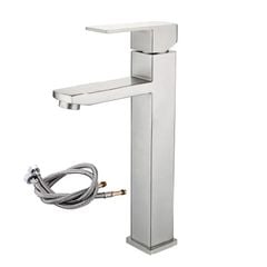 Vòi Lavabo Nóng Lạnh  cao 30cm SUS 304  223A