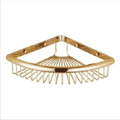 Kệ Góc Nhà Tắm 1 Tầng inox mạ PVF Vàng FAHKLER