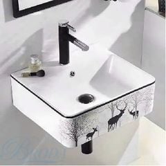Lavabo Rửa Mặt Treo 410mmx410mm