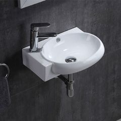 CHẬU LAVABO GÓC TREO TƯỜNG  NHỎ FAHKLER 8303