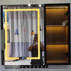 Tủ Gương Kính Đèn LeD KT 70x50cm