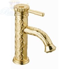 Vòi Lavabo Nóng Lạnh 25cm Mạ Vàng FAHKLER 9862
