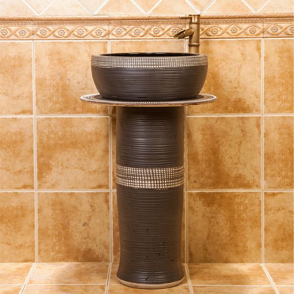 LAVABO RỬA MẶT GỐM SỨ SÂN VƯỜN DNP-144