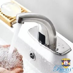 Vòi Lavabo Cảm Ứng Inox 304 BRODA