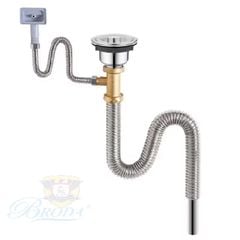 Bộ Xã Bồn Rửa Chén ĐƠN Inox 304 BRODA