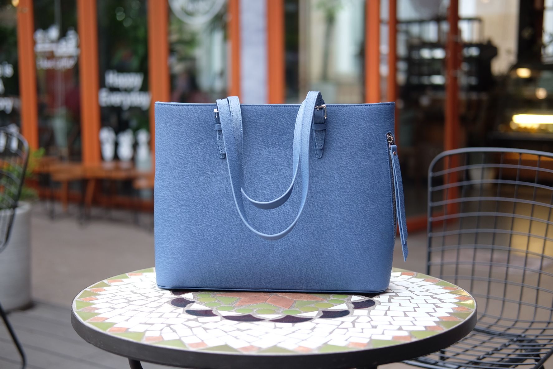  KX32-70 - ANORA Tote Bag - Màu xanh da trời 