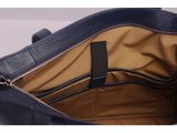  GP01-71- Far-Flu Tote - In Natural Milled Leather - Blue Navy 