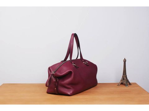  BIMO SHELL - Túi xách nữ da thật cao cấp màu tím - FQ15-95 