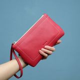  TIN - Clutch ví nữ cầm tay da thật nguyên tấm lớp 1 cao cấp nhiều màu LS11 