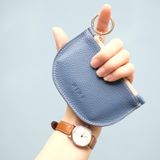  Ví mini da thật đựng tiền và thẻ hoặc làm móc chìa khóa nhiều màu LS06 MINK 