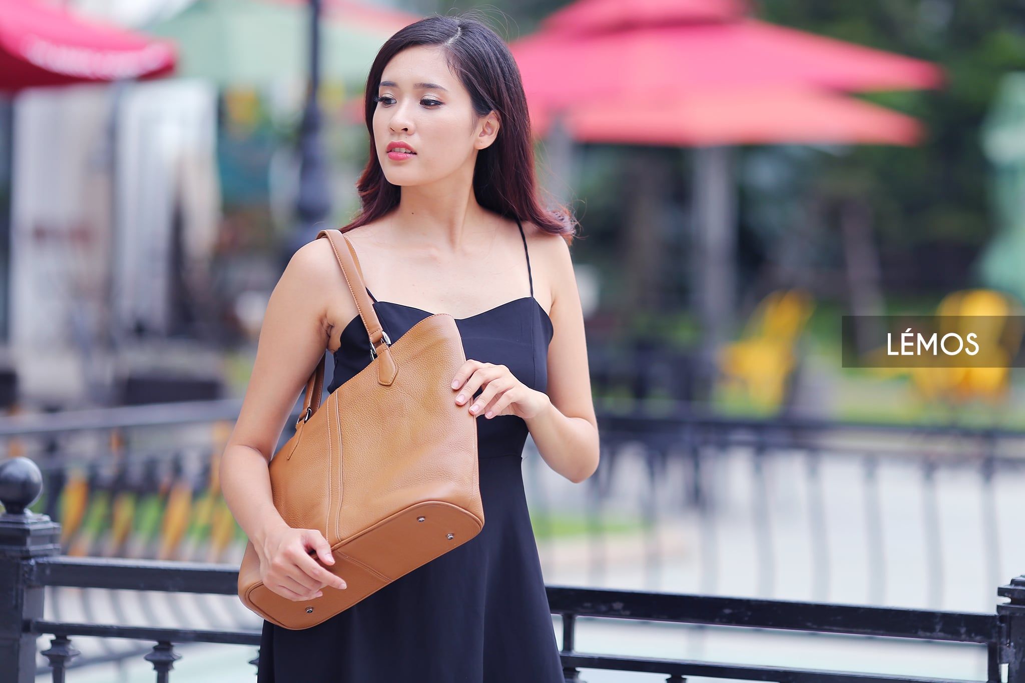  HY88-20- Túi Tote màu vàng bò 