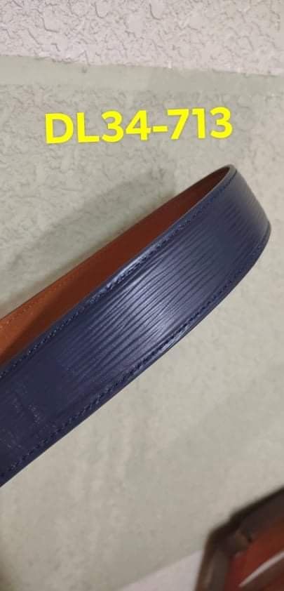  DL34M-713 - dây MINK xanh navy da EPI -bản 3.4cm 