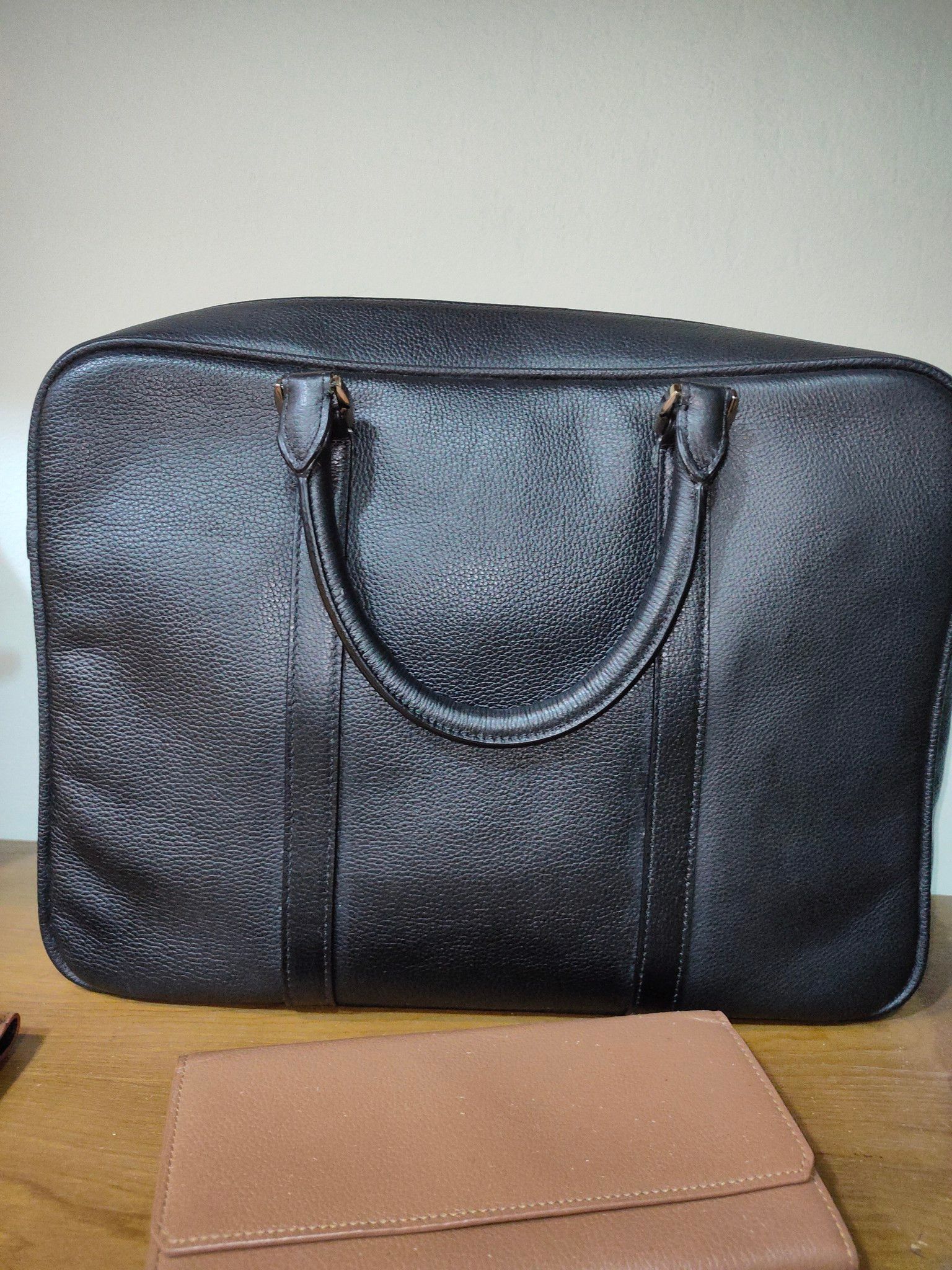  RICO Briefcase - Túi xách nam da bò thật màu đen - HT06-10 