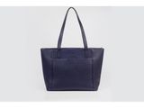  GP01-71- Far-Flu Tote - In Natural Milled Leather - Blue Navy 