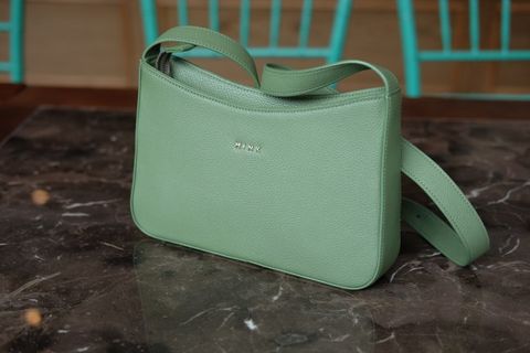  BERRY- Túi đeo chéo, đeo vai da bò thật màu xanh lá cây IT05-61 