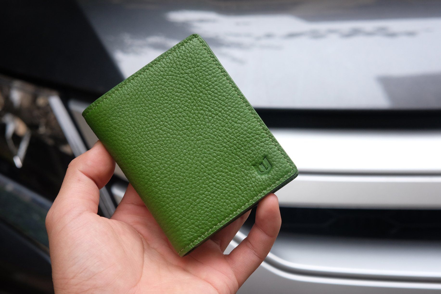  IQ26-60 - EROS2 - Ví gấp mini Unisex - Màu xanh lá 