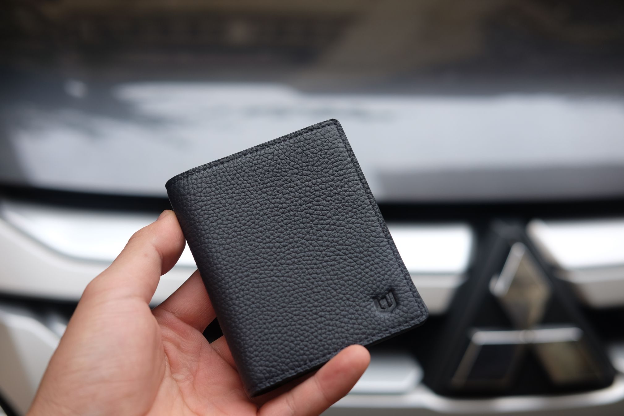  IQ26-71 - EROS2 - Ví gấp mini Unisex - Màu xanh xám 