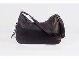  GQ01-10 - Varia Hobo - In Natural Milled Leather - Black 