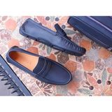  Giày Moccasins đế âm da thật - GN80 