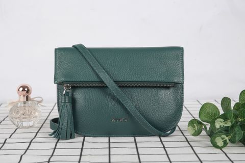  CARA Crossbody Bag IW02-xanh lá đậm 