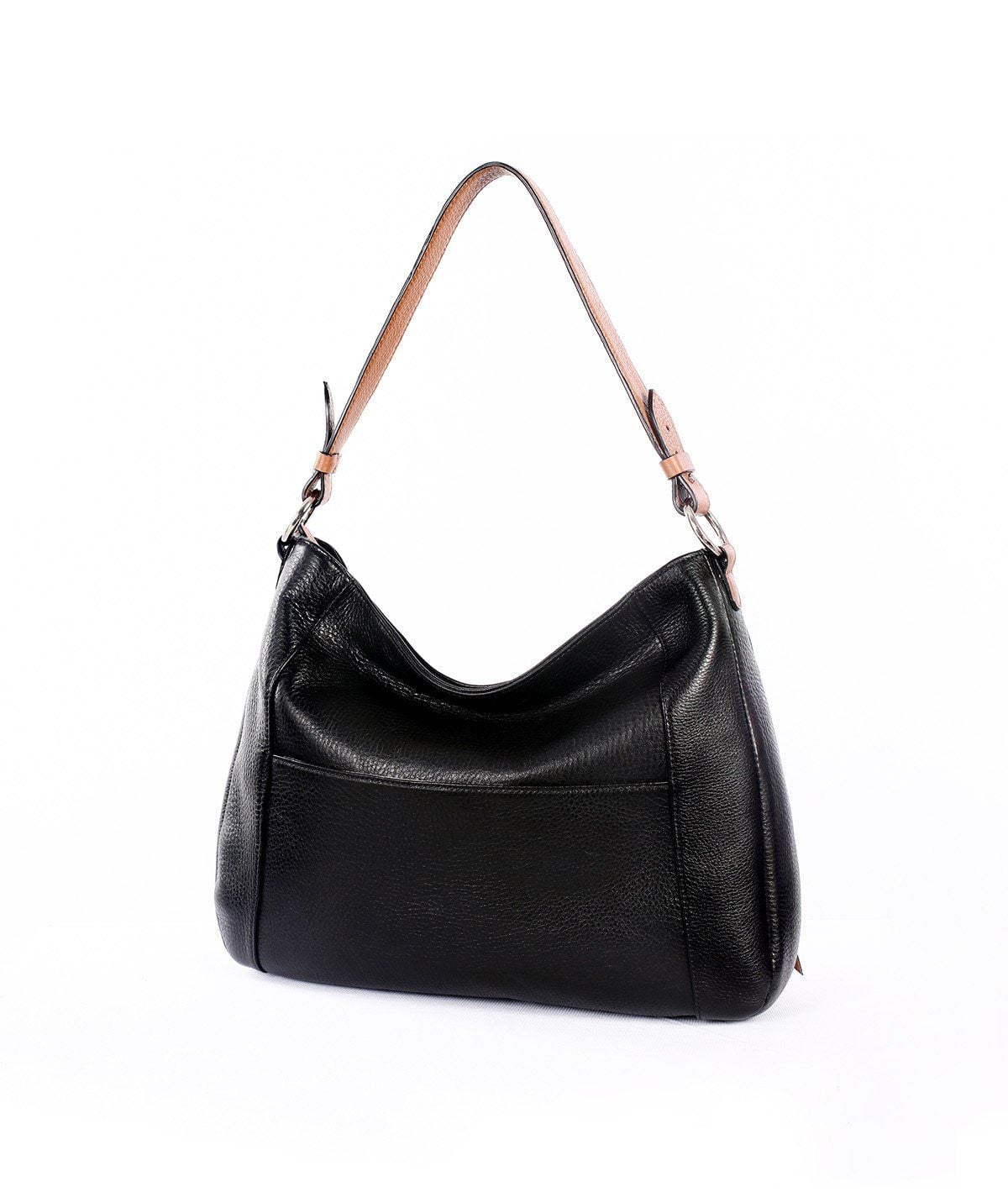  PATOO HOBO - Túi xách nữ đẹp da thật cao cấp màu đen - FP11-10 